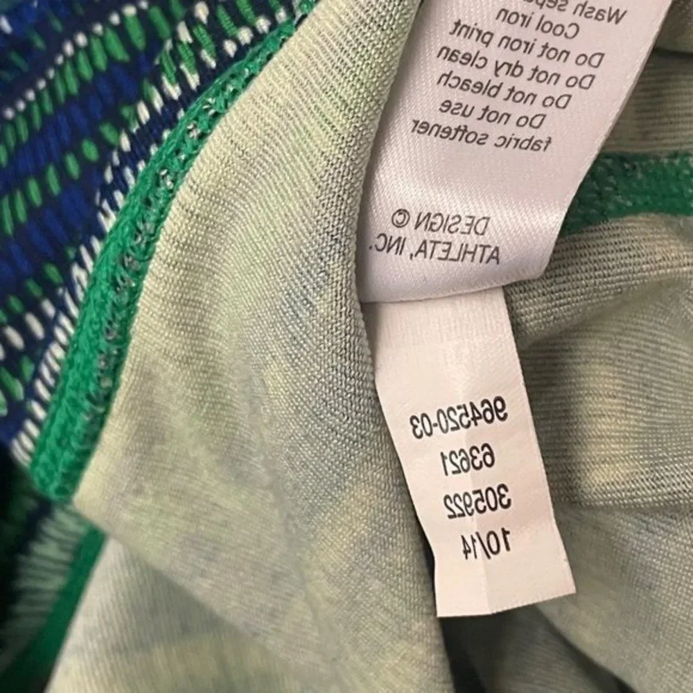 Athleta Retreat Chaturanga‎ Womens Small Leggings Yoga Pants Tight Green 964529 - Picture 6 of 8